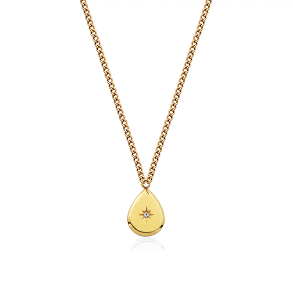 CJ Steelx Starburst Necklace - Gold