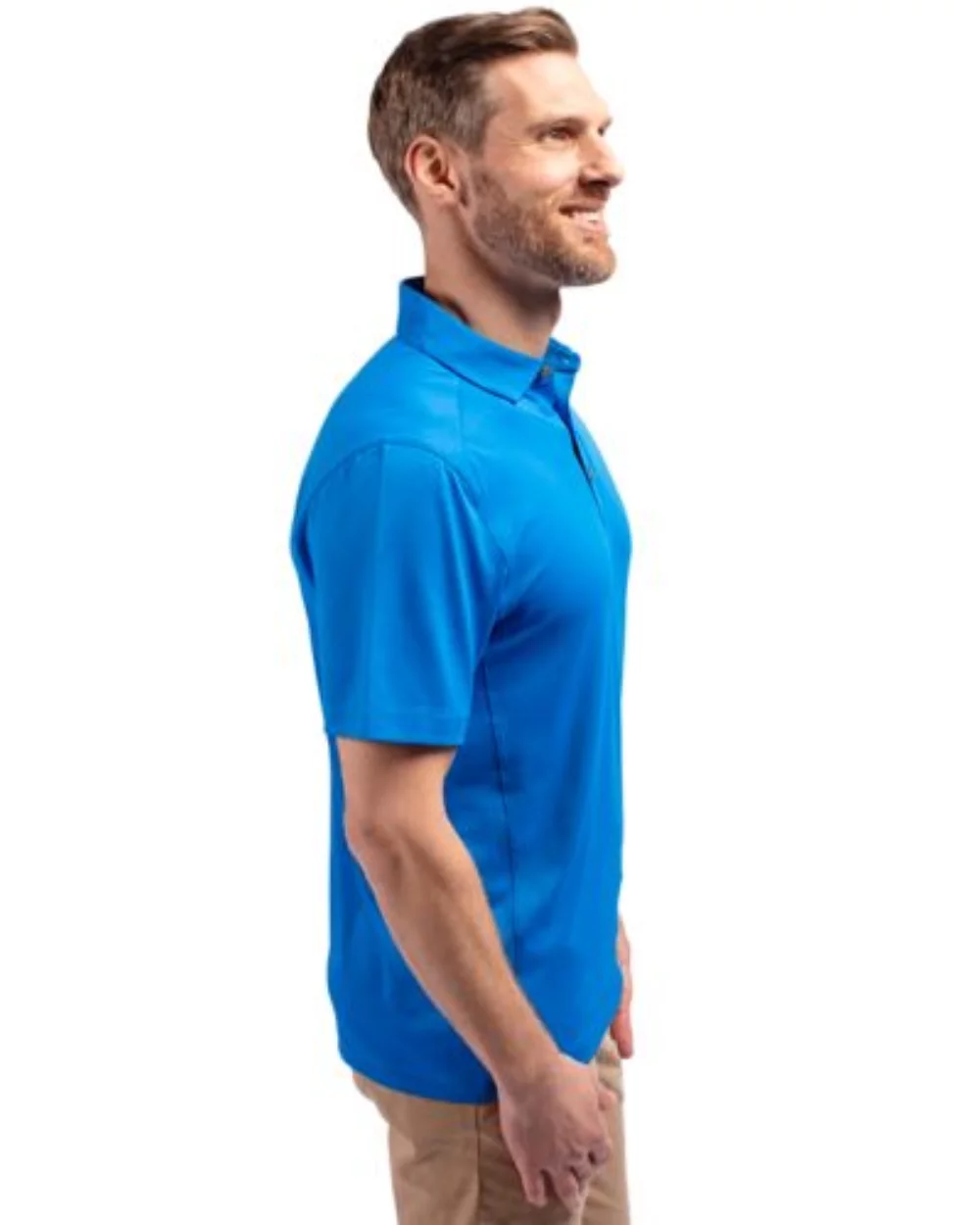 Polo Cutter & Buck Forge Eco Stretch recyclé pour hommes grands et grands