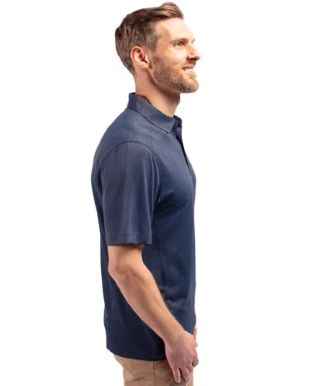 Polo Cutter & Buck Forge Eco Stretch recyclé pour hommes grands et grands
