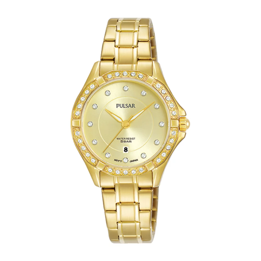 Pulsar PH7532 Swarovski Elements Crystals Ladies' Watch - Gold