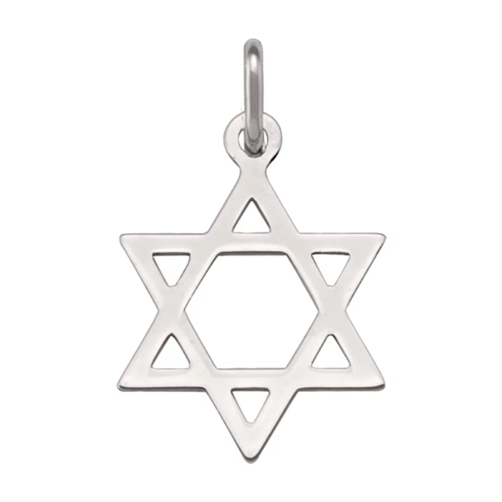 14K gold Star of David Pendants