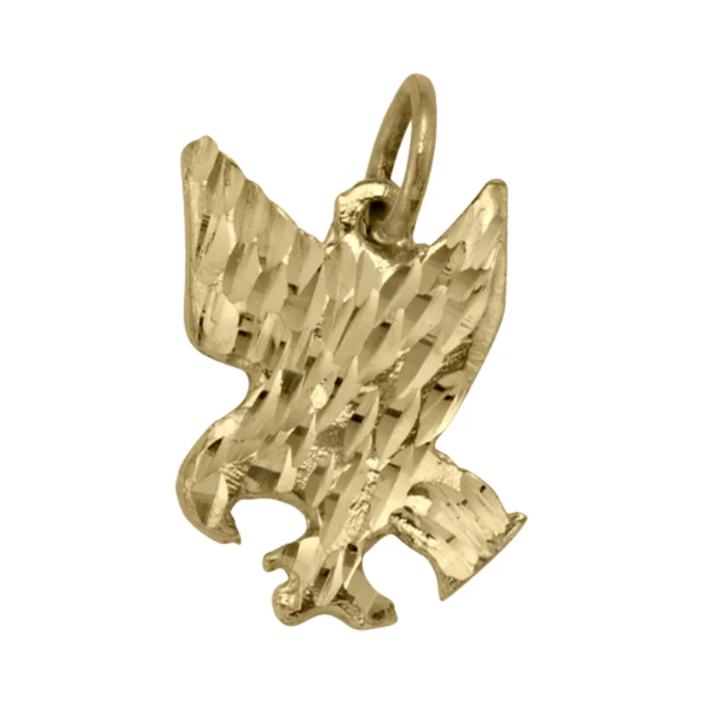 10K gold charm - Eagle