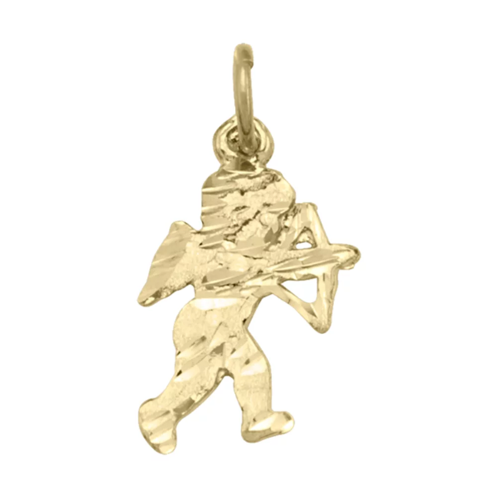 10K gold charm - Angel