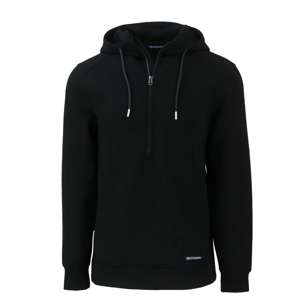 Cutter & Buck Roam Eco Half Zip Recycled Mens Hooded Pullover