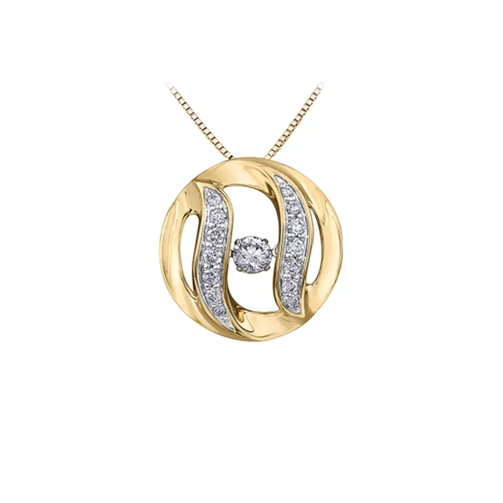 Diamond Pendant in 10K Gold (0.04 - 0.23 CT. T.W.) - Gold