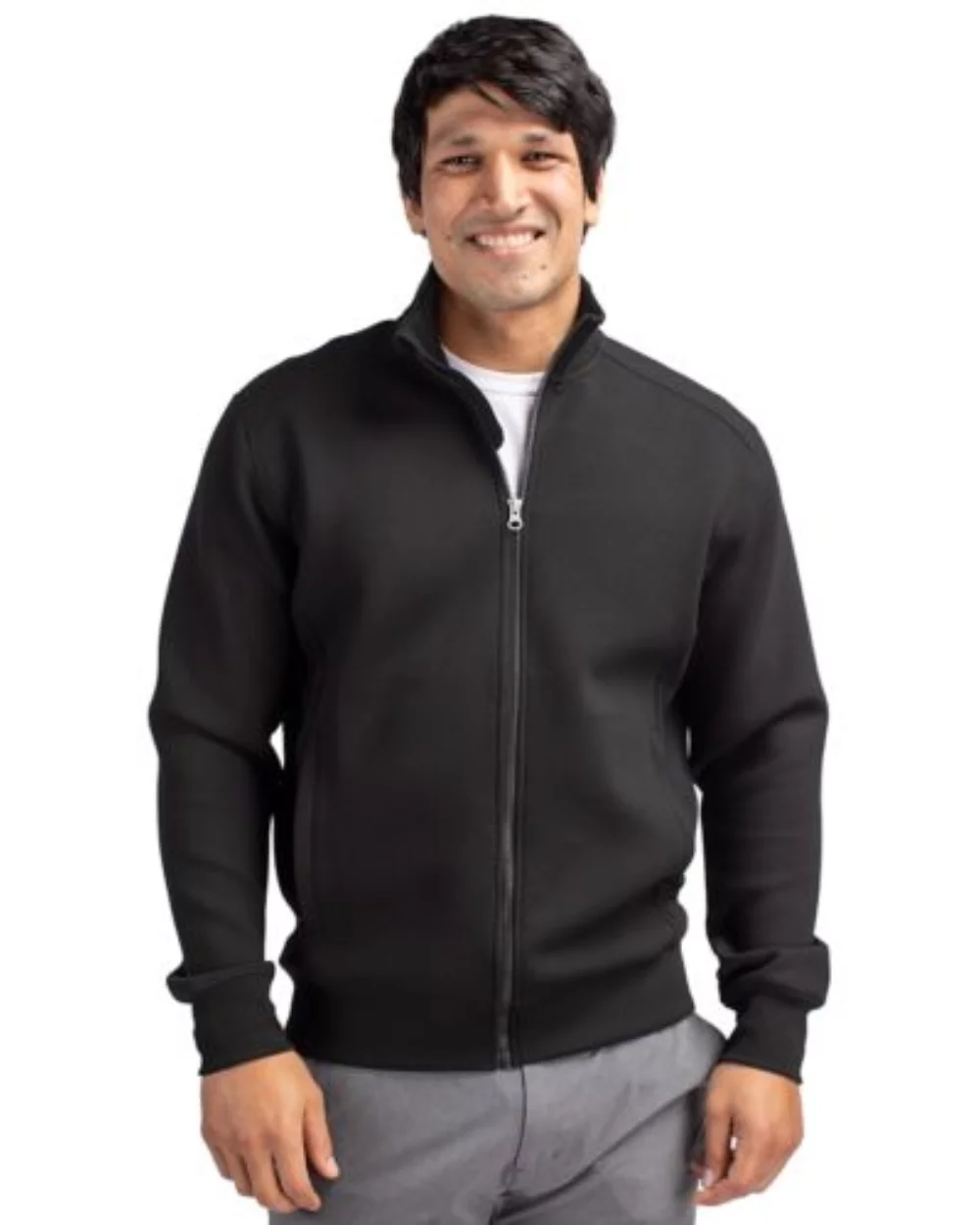 Veste pour hommes Cutter & Buck Roam Eco Recycled à fermeture éclair intégrale