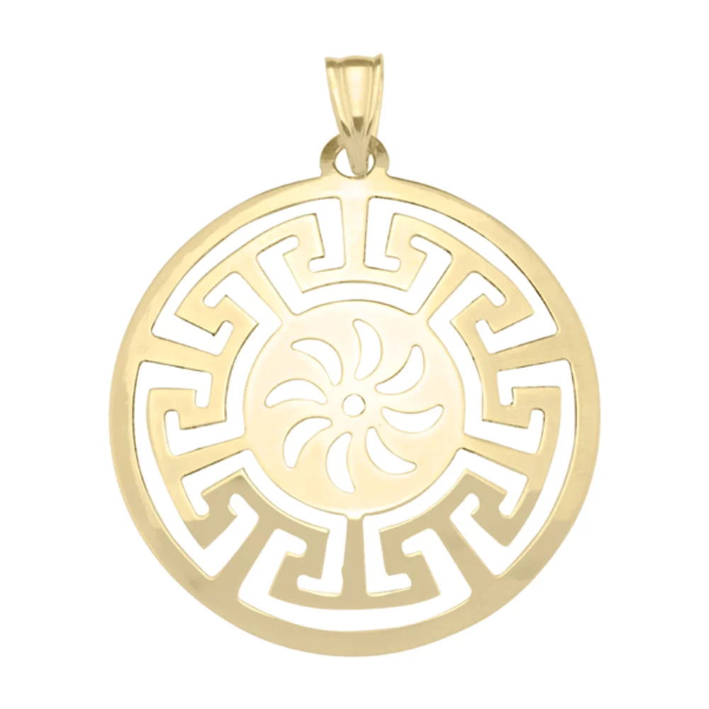 10K Yellow Gold Fashion Pendants - Drop