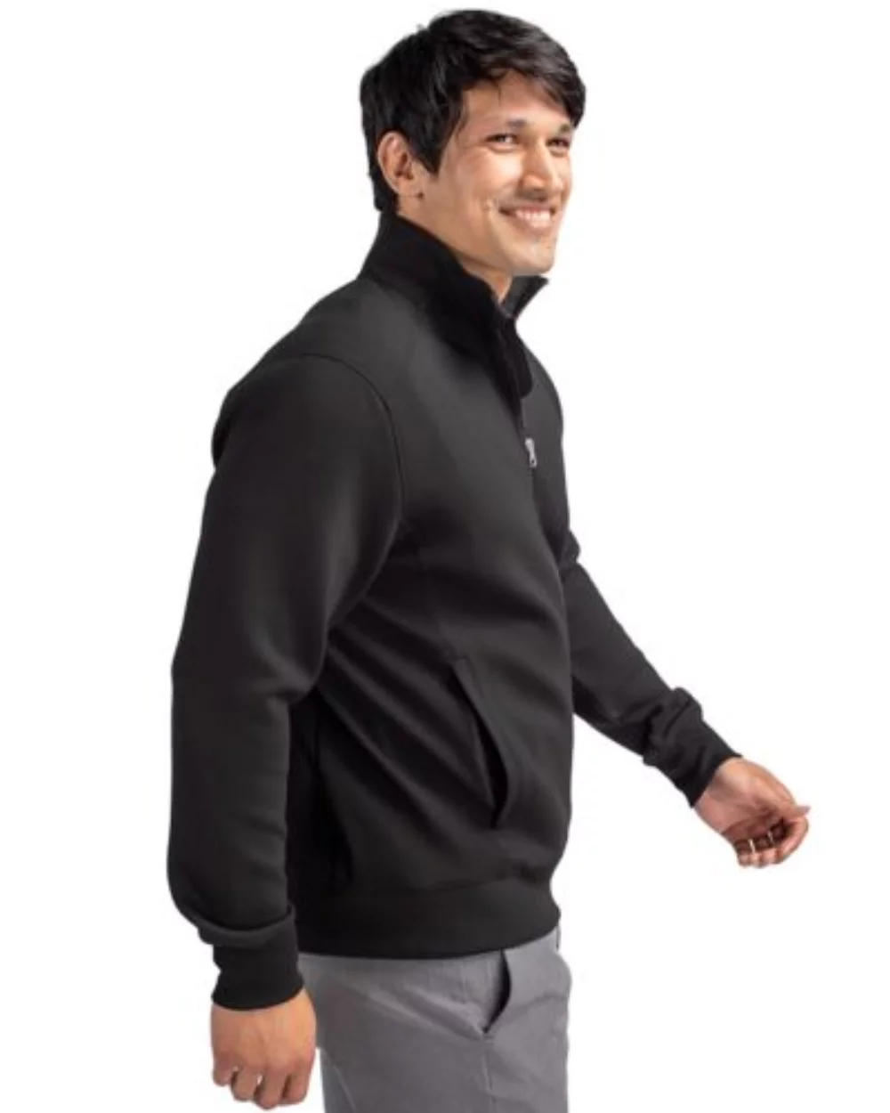 Veste pour hommes Cutter & Buck Roam Eco Recycled à fermeture éclair intégrale
