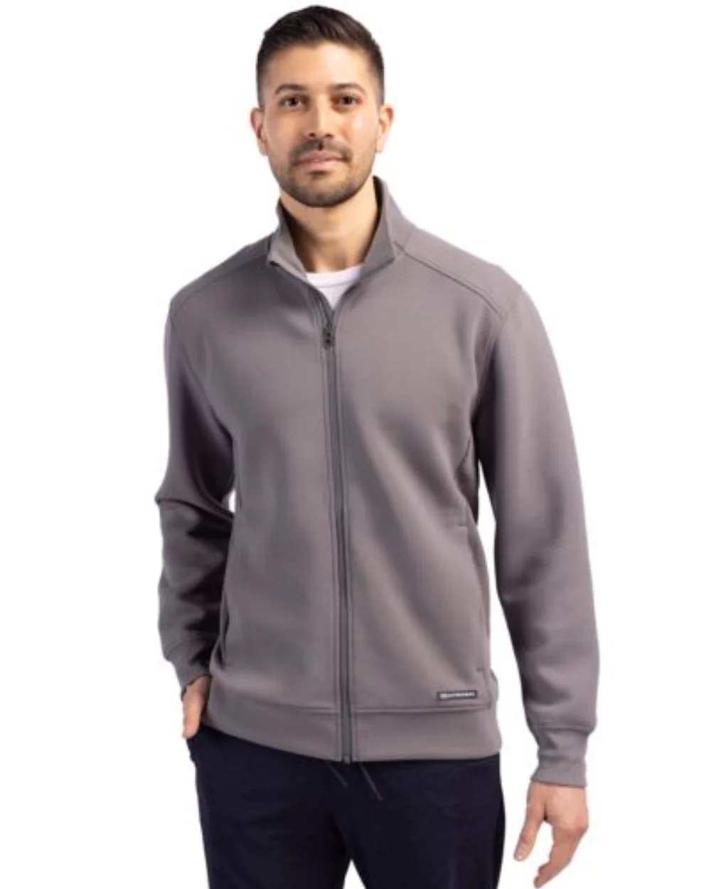Veste pour hommes Cutter & Buck Roam Eco Recycled à fermeture éclair intégrale