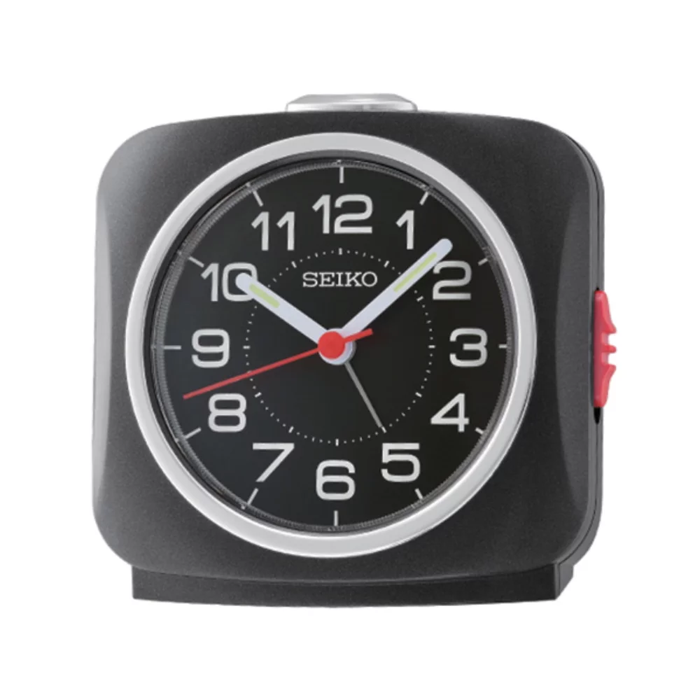 Seiko QHE194K Desk Alarm Clock - Black