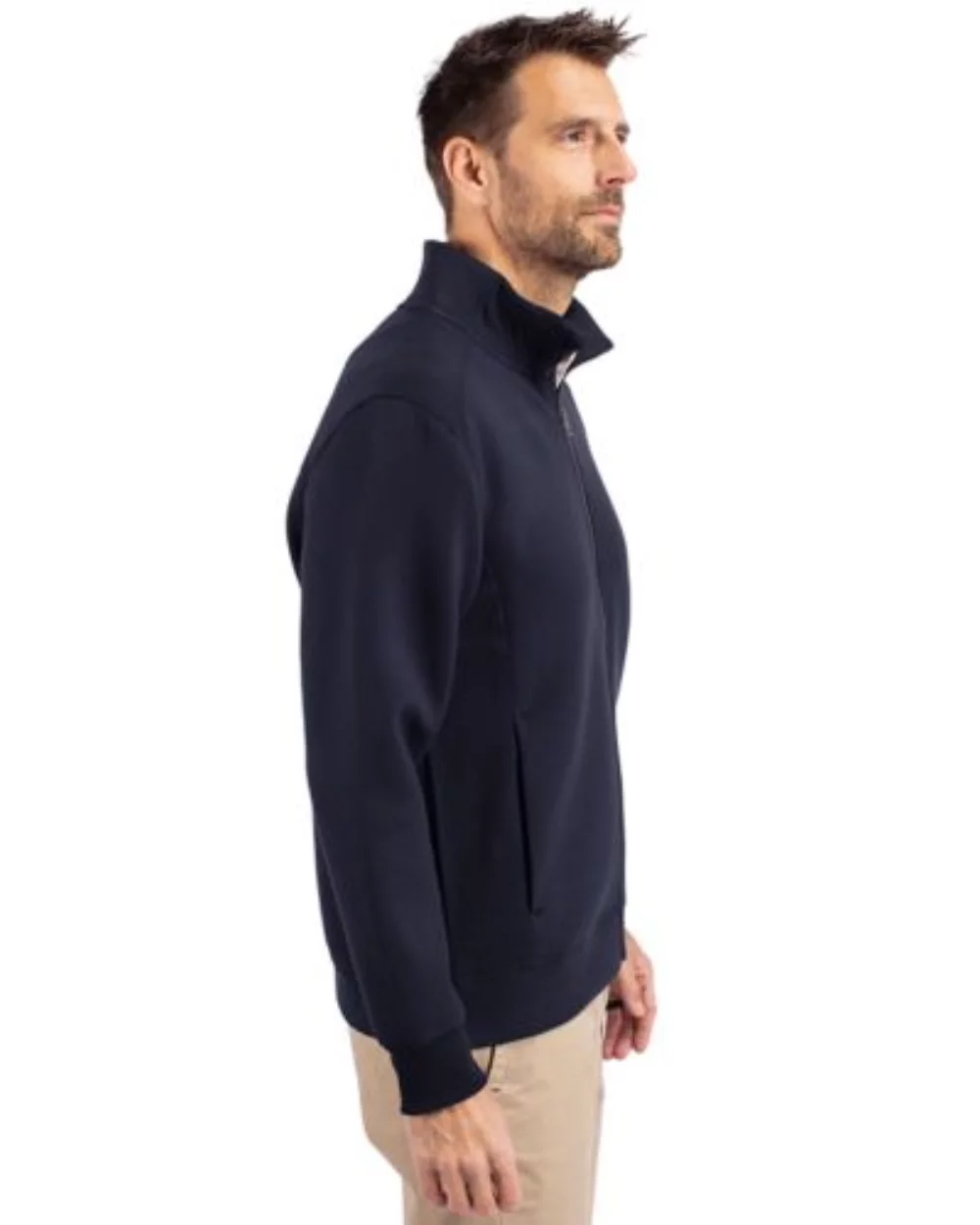 Veste pour hommes Cutter & Buck Roam Eco Recycled à fermeture éclair intégrale