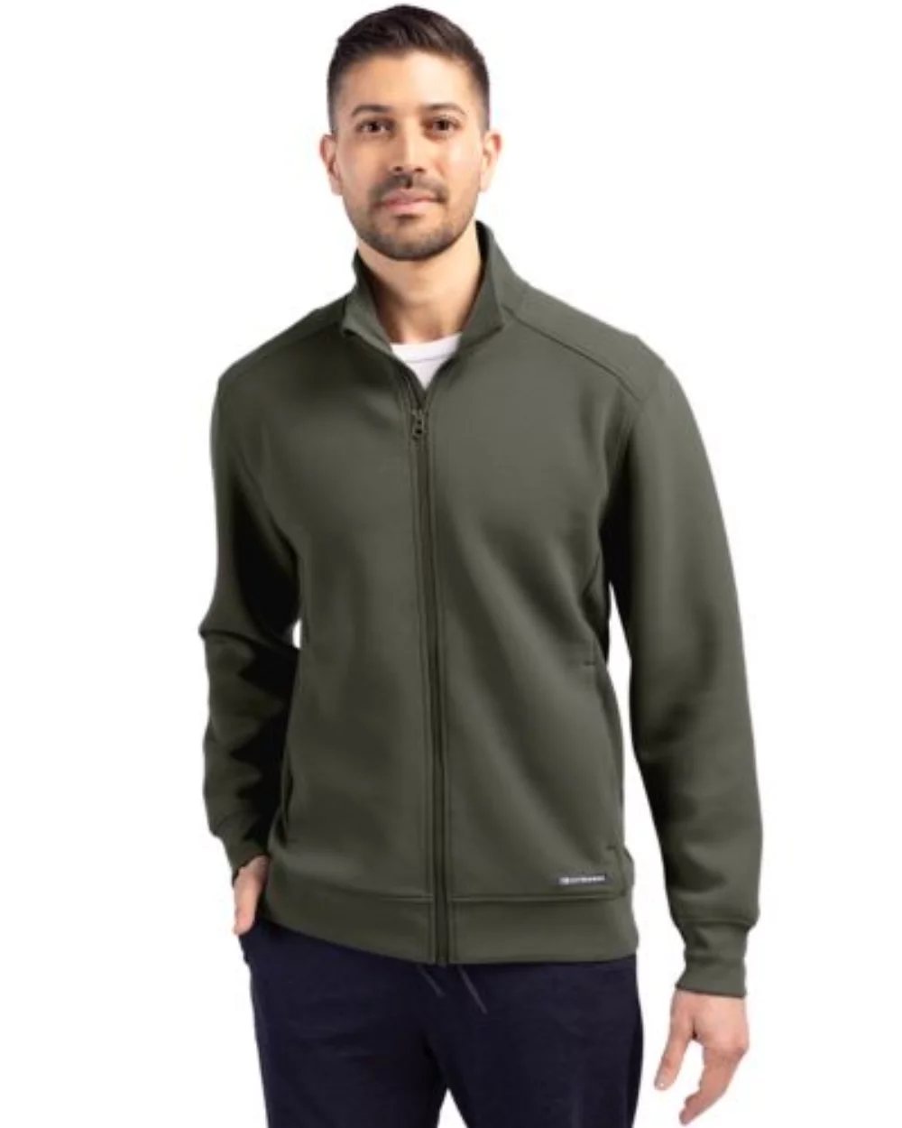 Veste pour hommes Cutter & Buck Roam Eco Recycled à fermeture éclair intégrale