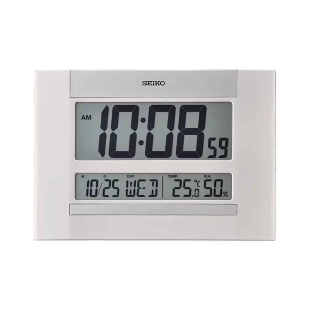 Horloge numérique / murale Seiko QHL088W - Blanc