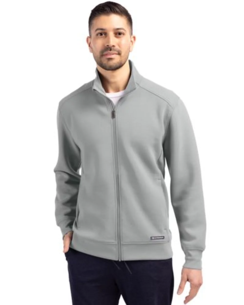 Veste pour hommes Cutter & Buck Roam Eco Recycled à fermeture éclair intégrale