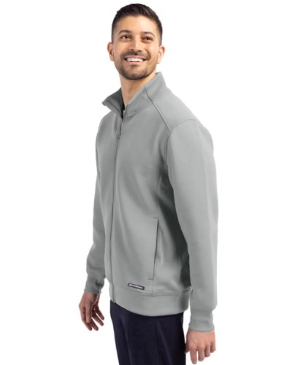 Veste pour hommes Cutter & Buck Roam Eco Recycled à fermeture éclair intégrale