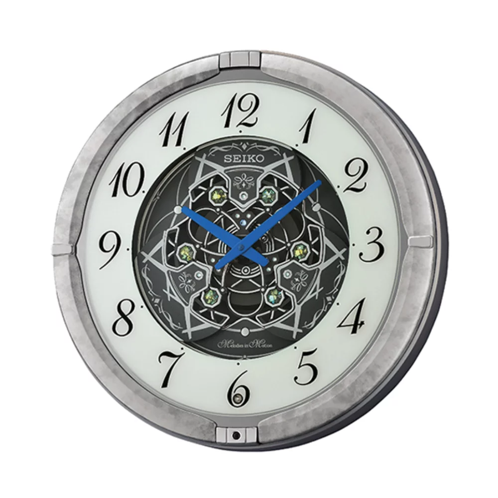 Seiko QXM397S Melodies in Motion - Silver & Blue