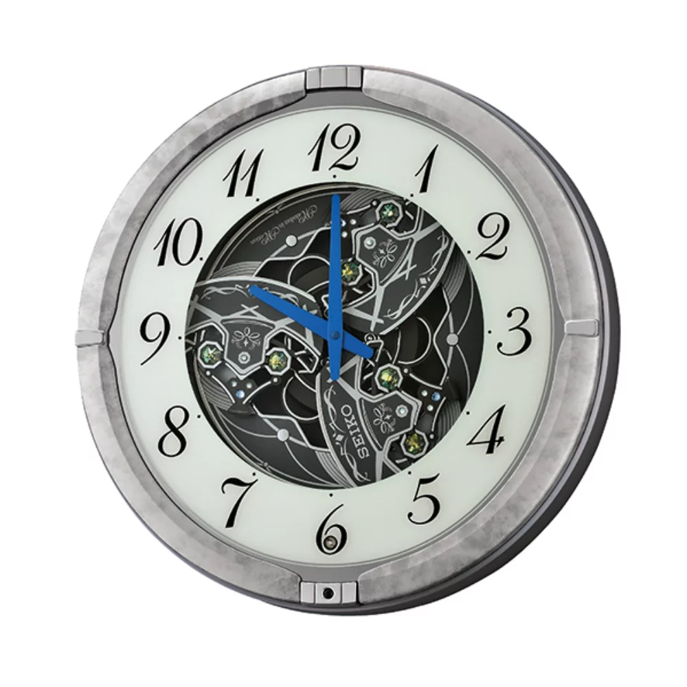 Seiko QXM397S Melodies in Motion - Silver & Blue