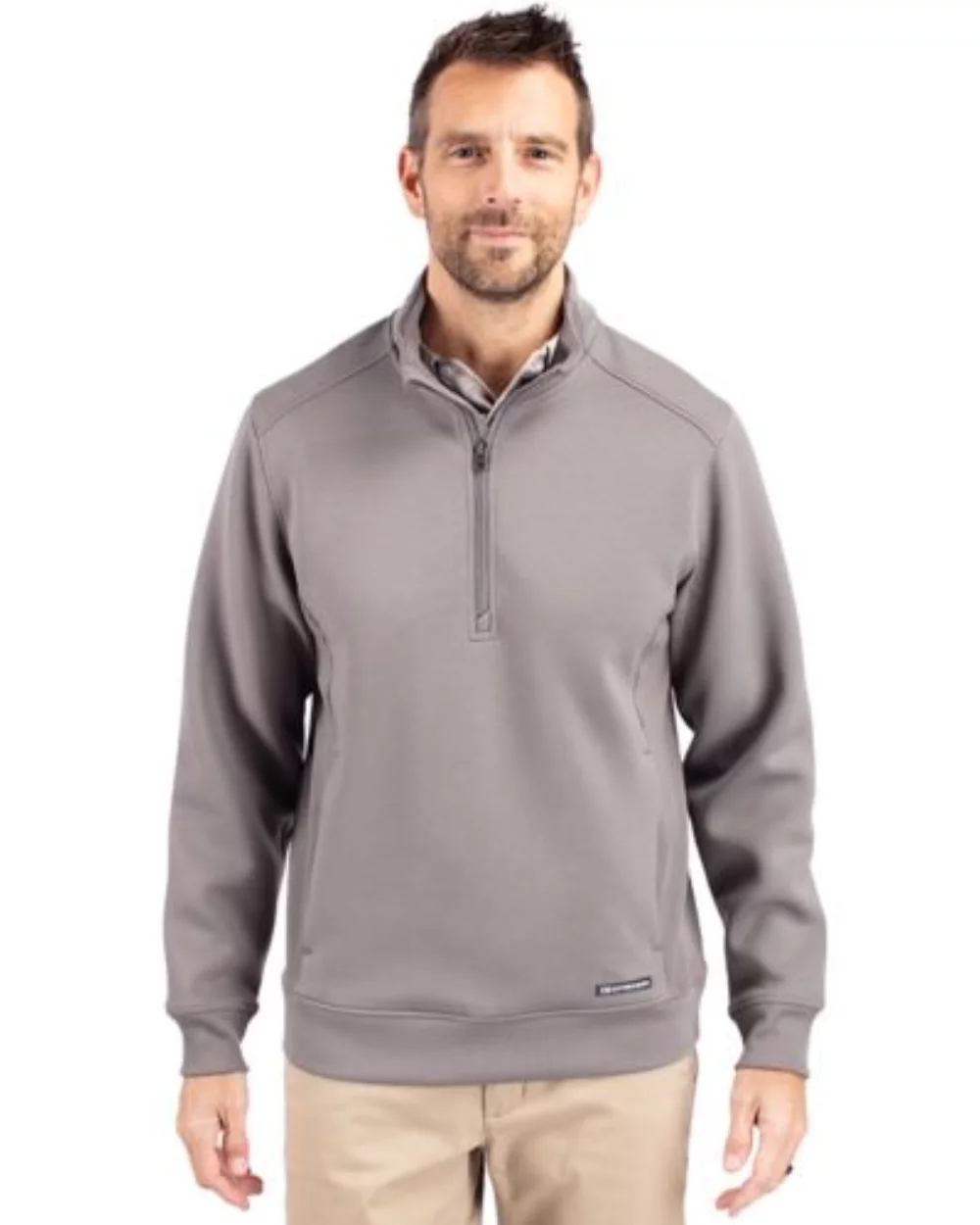 Cutter & Buck Roam Eco Recycled Quarter Zip Mens Pullover