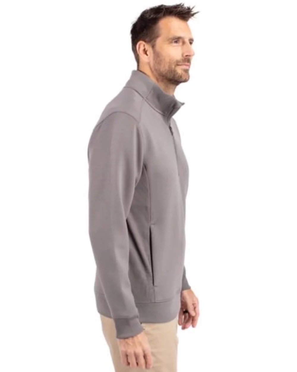 Pull à quart de zip Cutter & Buck Roam Eco recyclé pour hommes