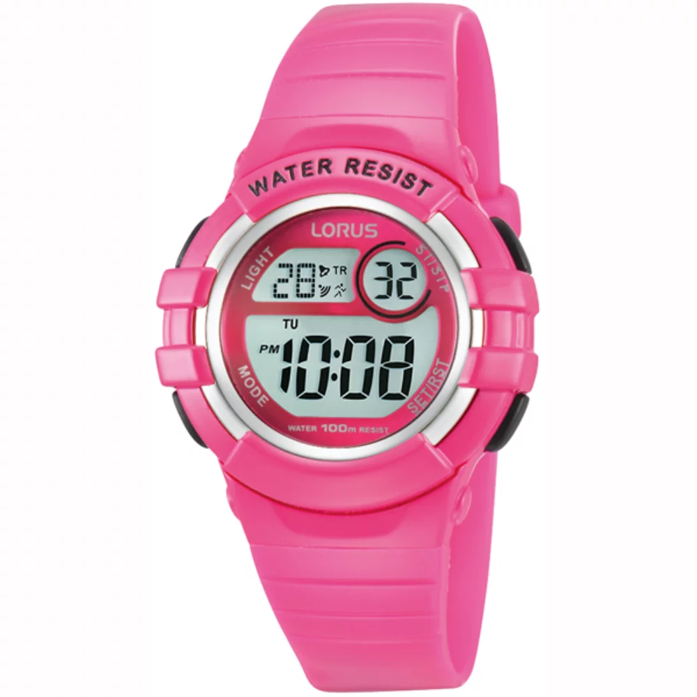 Lorus R2387H Ladies Sportss Watch - Pink