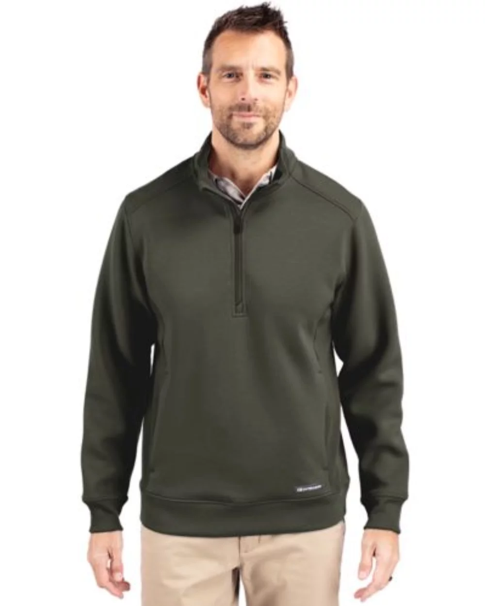 Cutter & Buck Roam Eco Recycled Quarter Zip Mens Pullover