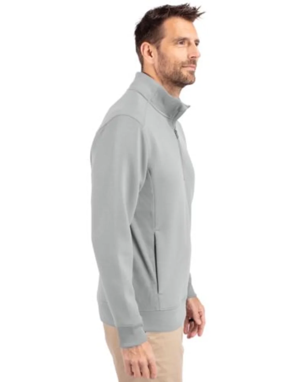 Cutter & Buck Roam Eco Recycled Quarter Zip Mens Pullover