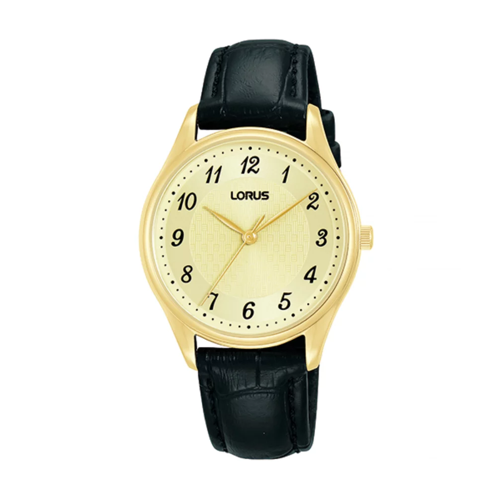 Montre pour dames Lorus RG226U Classic Dress - Noir et Or