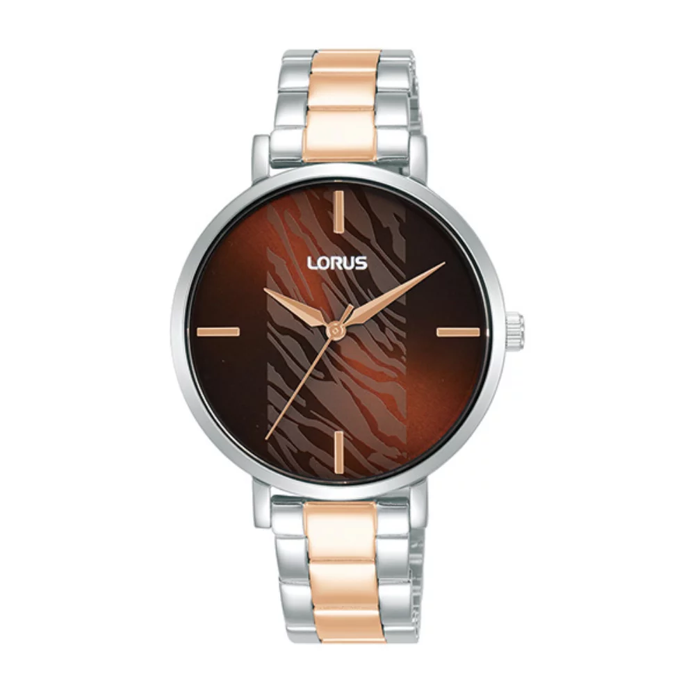 Lorus RG229W Ladies Fashion Watch - Silver and Rose