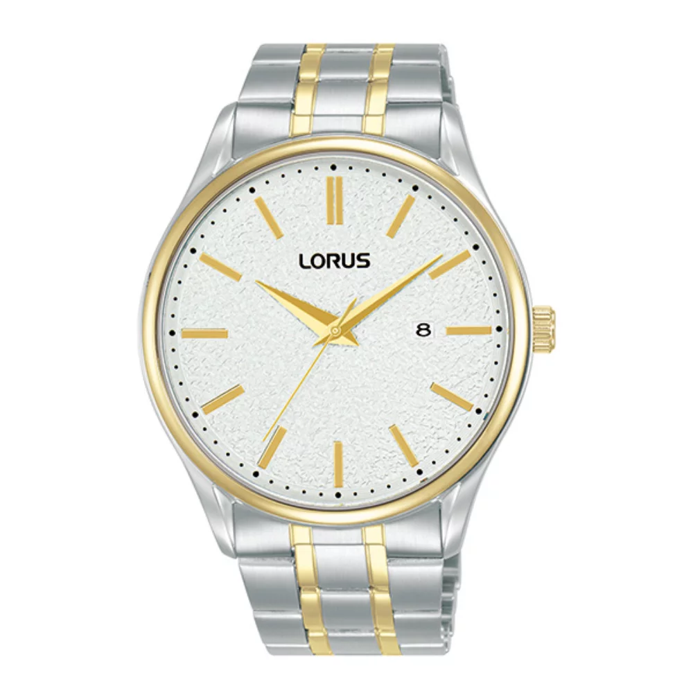 Lorus RH932Q Classic Pairs Men Watch - Silver and Gold