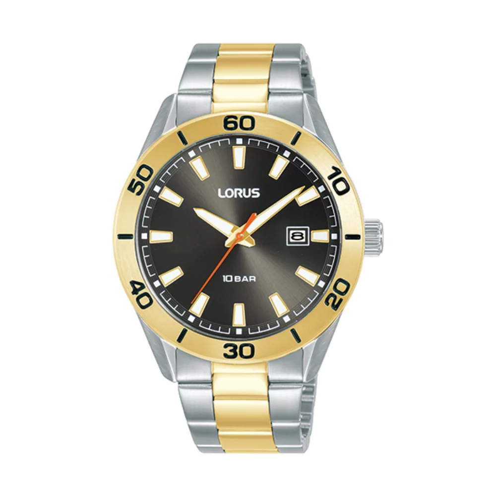 Lorus RH968P Sport Men's Watch - Silver and Gold