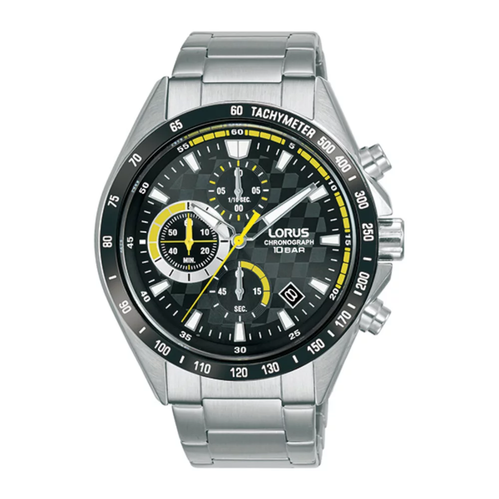 Lorus RM313J Chronograph Men Watch - Yellow