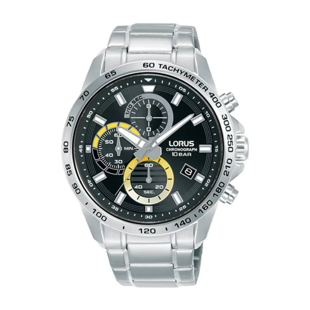Lorus RM351J Chronograph Men Watch - Black