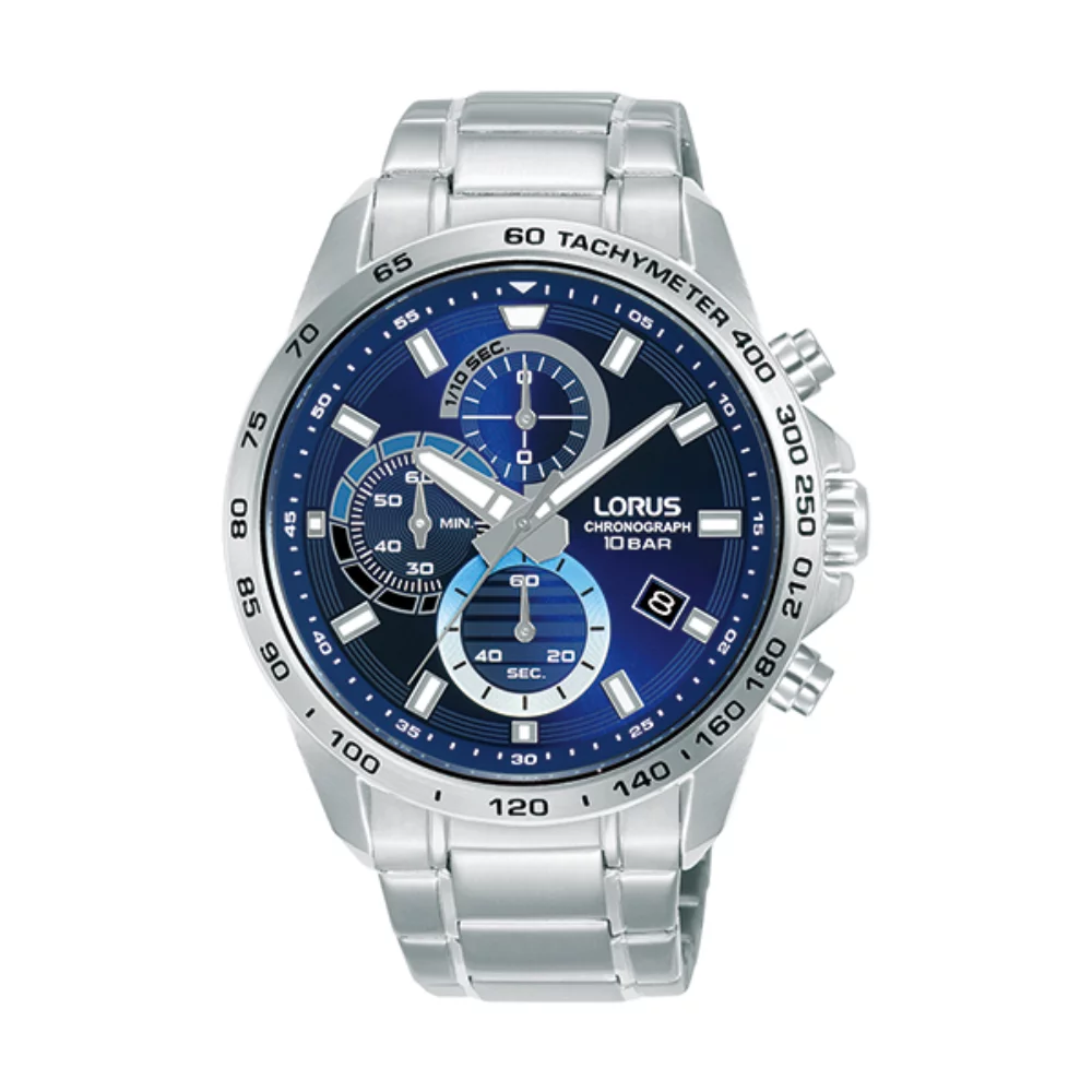 Montre pour homme Lorus RM353J Chronographe - Bleu