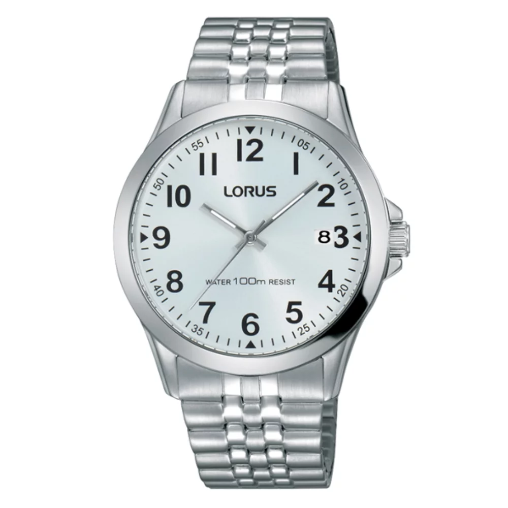 Montre en acier inoxydable unisexe Lorus RS975C