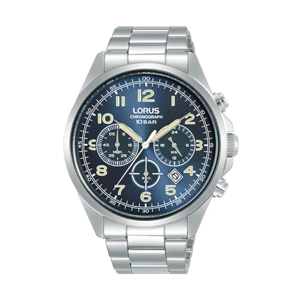 Montre pour homme Lorus RT305K chronographe - bleue
