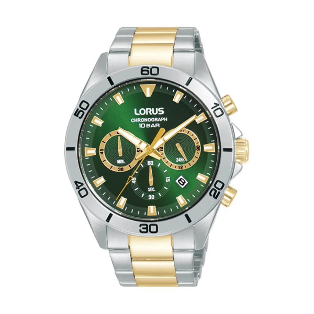 Montre pour homme Lorus RT339K chronographe - vert
