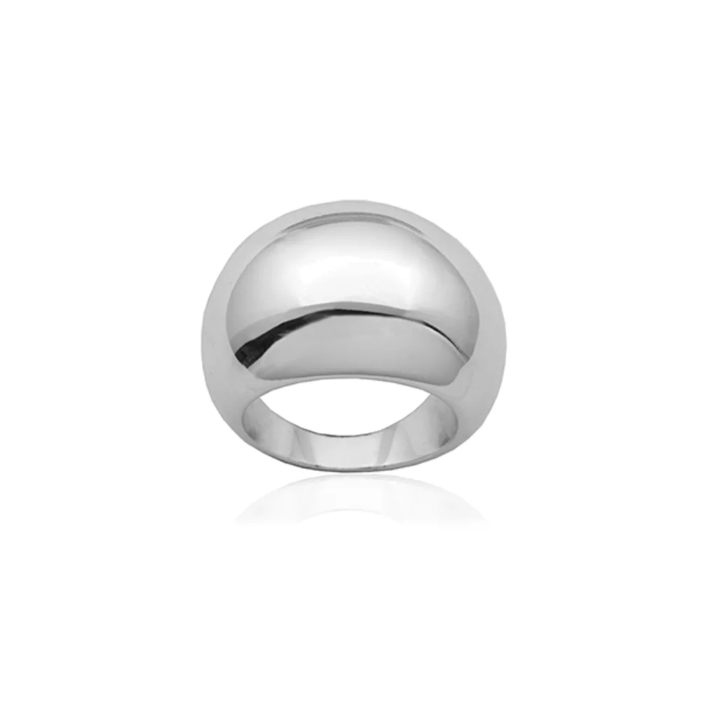 CJ Steelx Dome Ring - Size 7