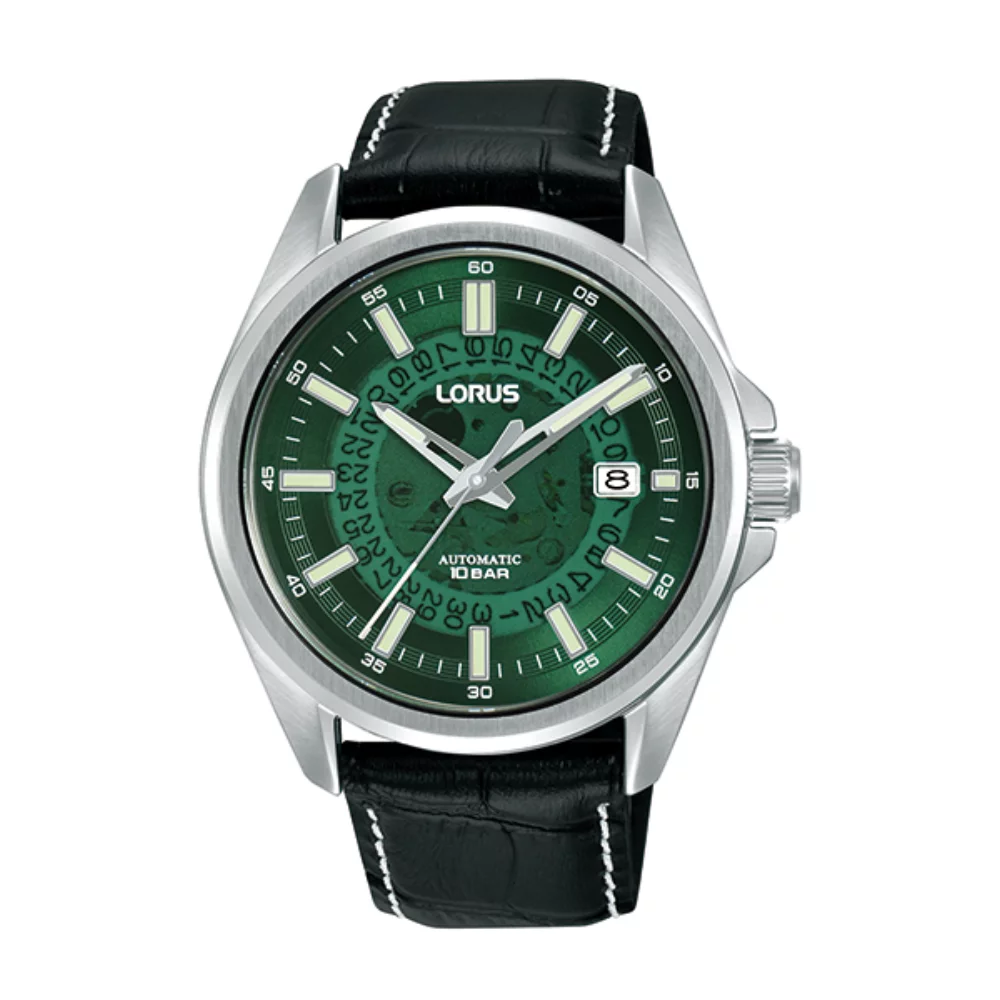 Lorus RU409A Automatic Men Watch - Dark Green