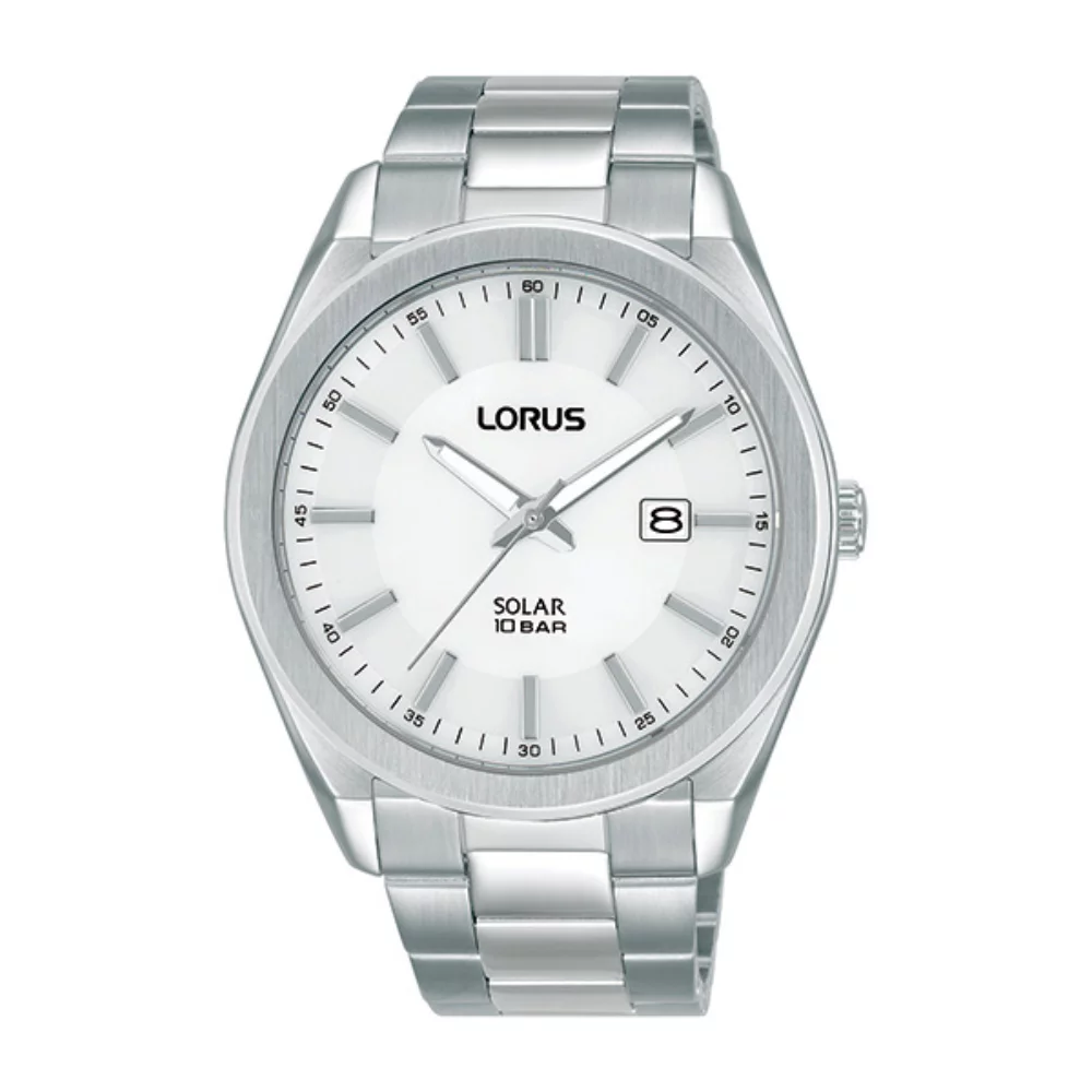 Montre pour hommes Lorus RX355A Solar Pairs - Argent