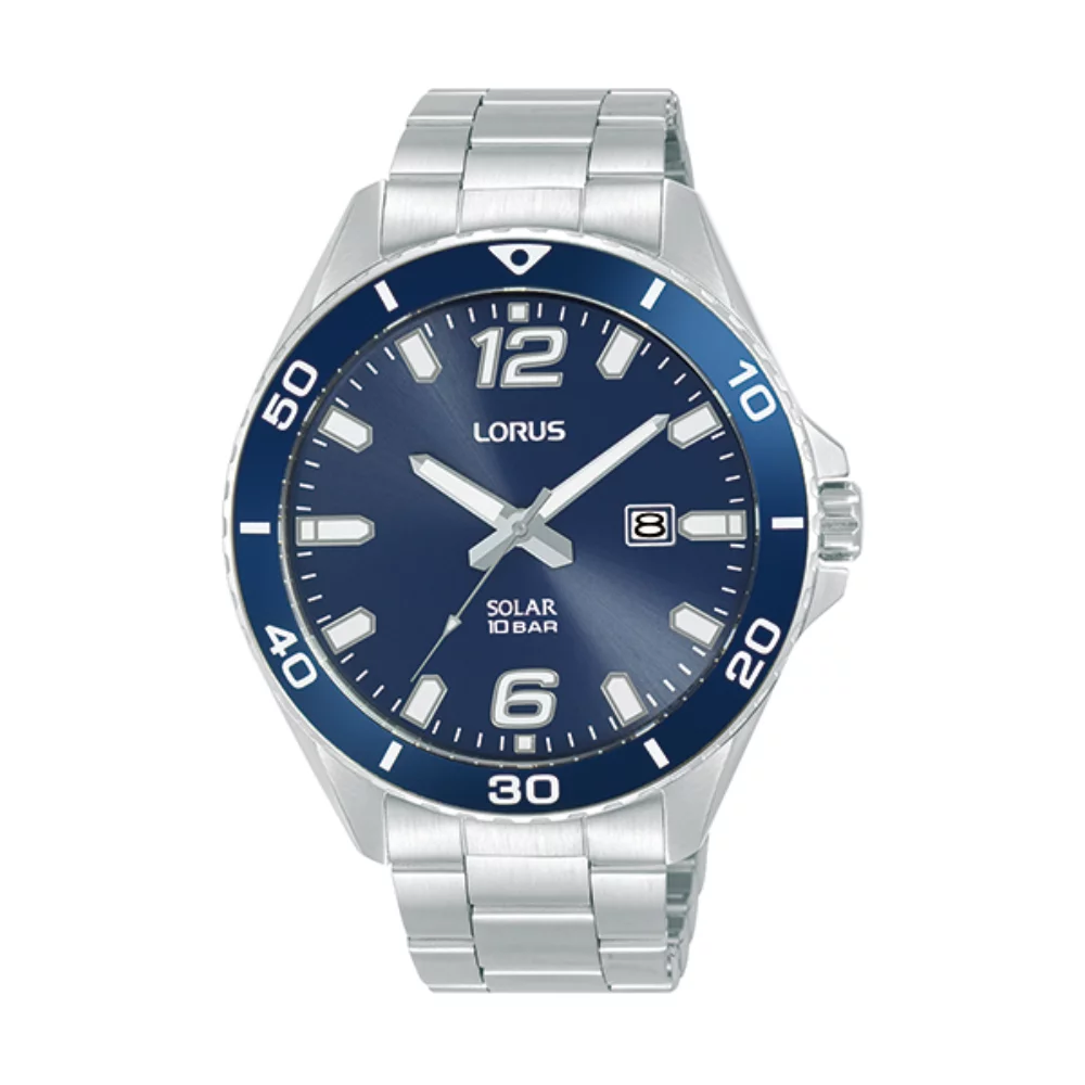 Montre pour homme Lorus RX361A Solar Classic - Bleu
