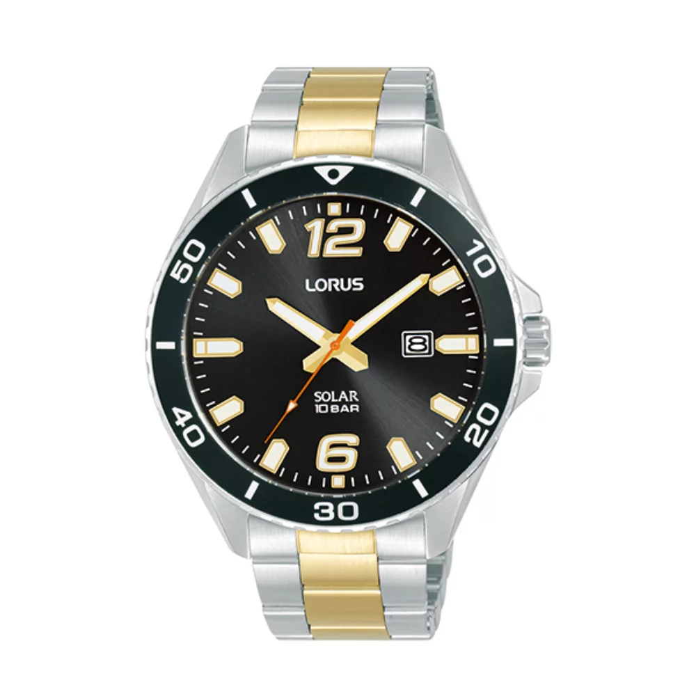 Montre pour homme Lorus RX363A Solar Classic - Noir