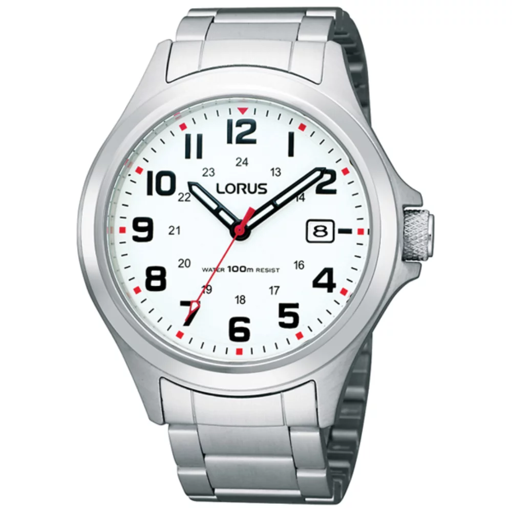 Montre en acier inoxydable Lorus RXH03I