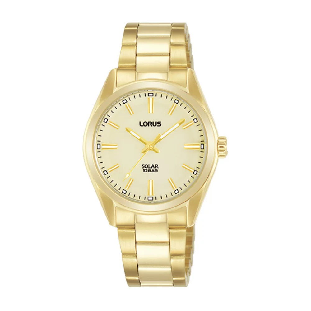 Lorus RY508A Solar Classic Pairs Ladies' Watch - Gold