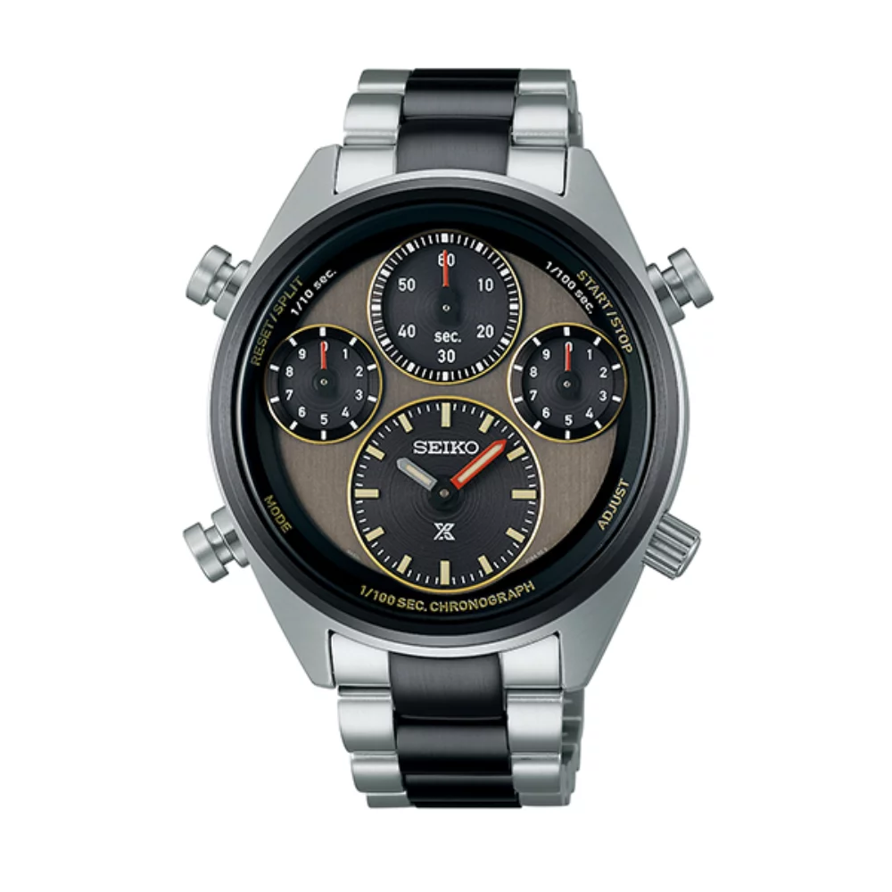 Seiko Prospex SFJ005 Montre de plongée chronographe solaire pour homme - Gris