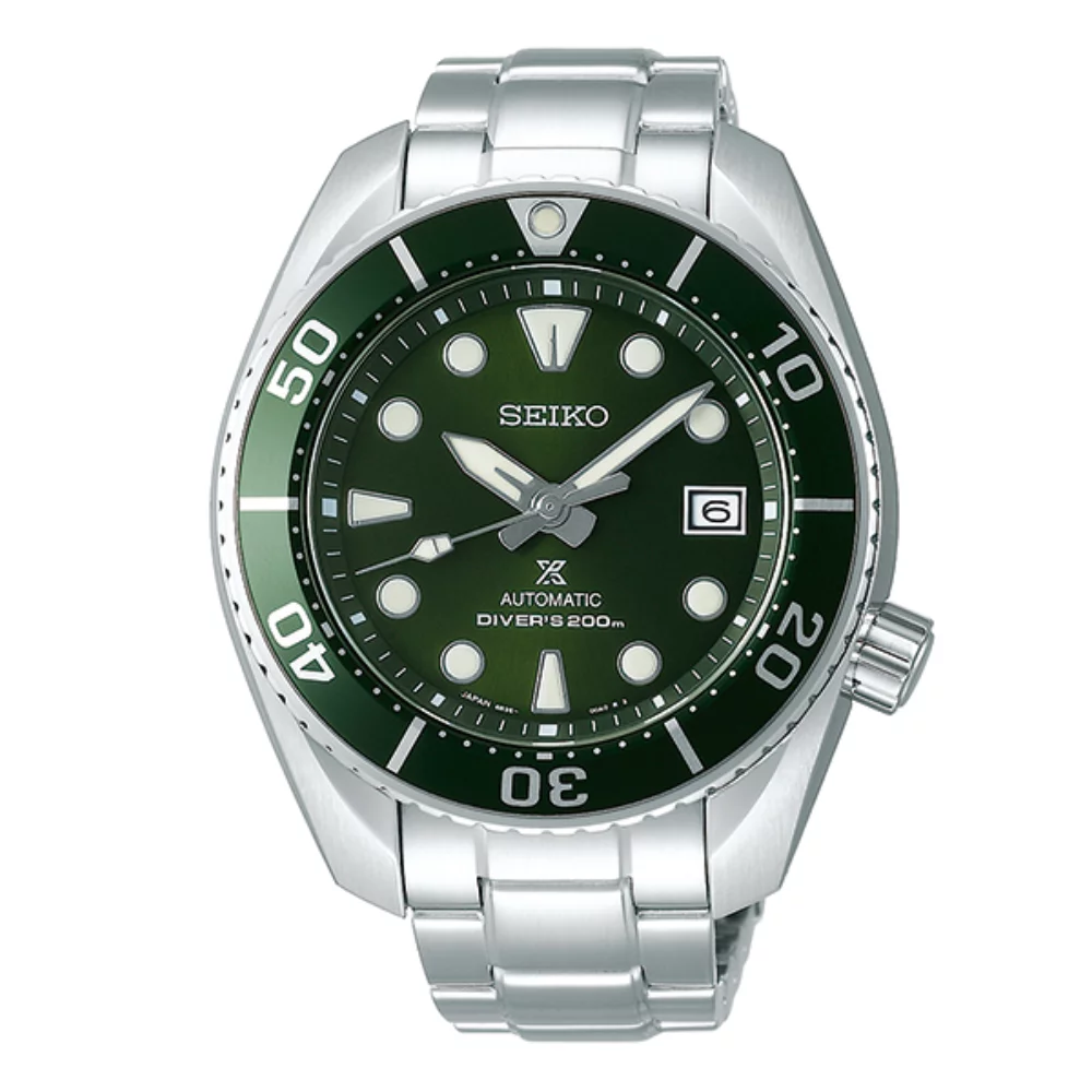 Montre automatique Seiko Diver's SPB103 - Argent et Vert