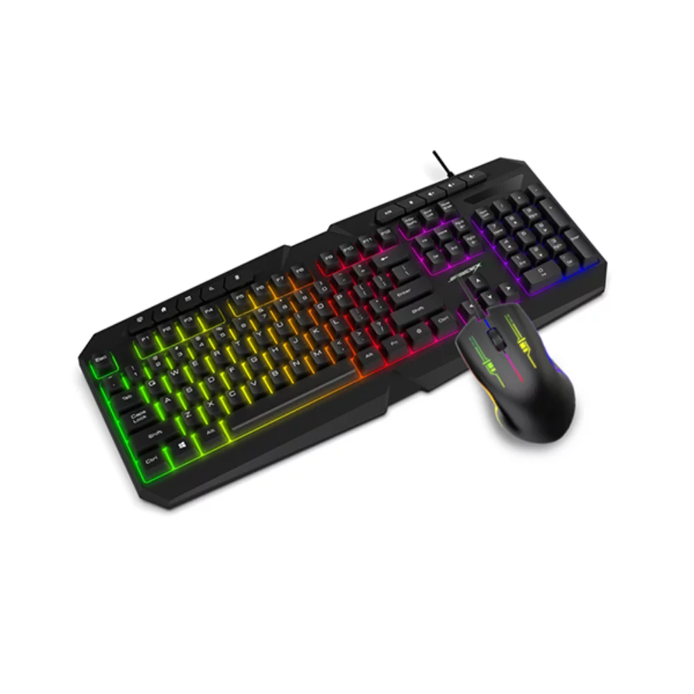 Speedex KMKB920CM 3-in1 Multimedia Rainbow Backlight gaming Keyboard and Mouse Combo