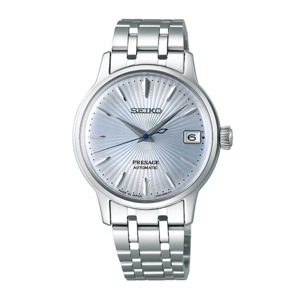 Montre mécanique Seiko Presage SRP841 pour dames - Argent