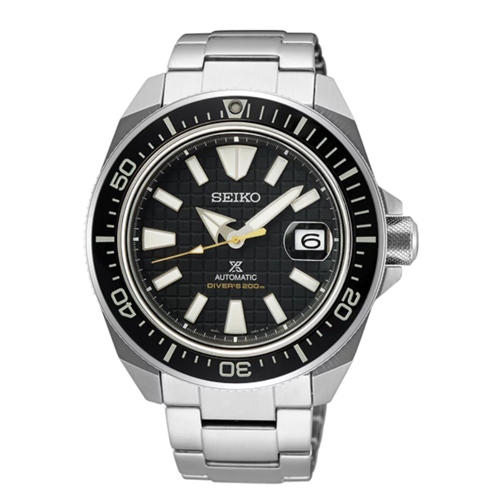 Seiko Prospex SRPE35 Montre de plongée pour homme - Argent et noir