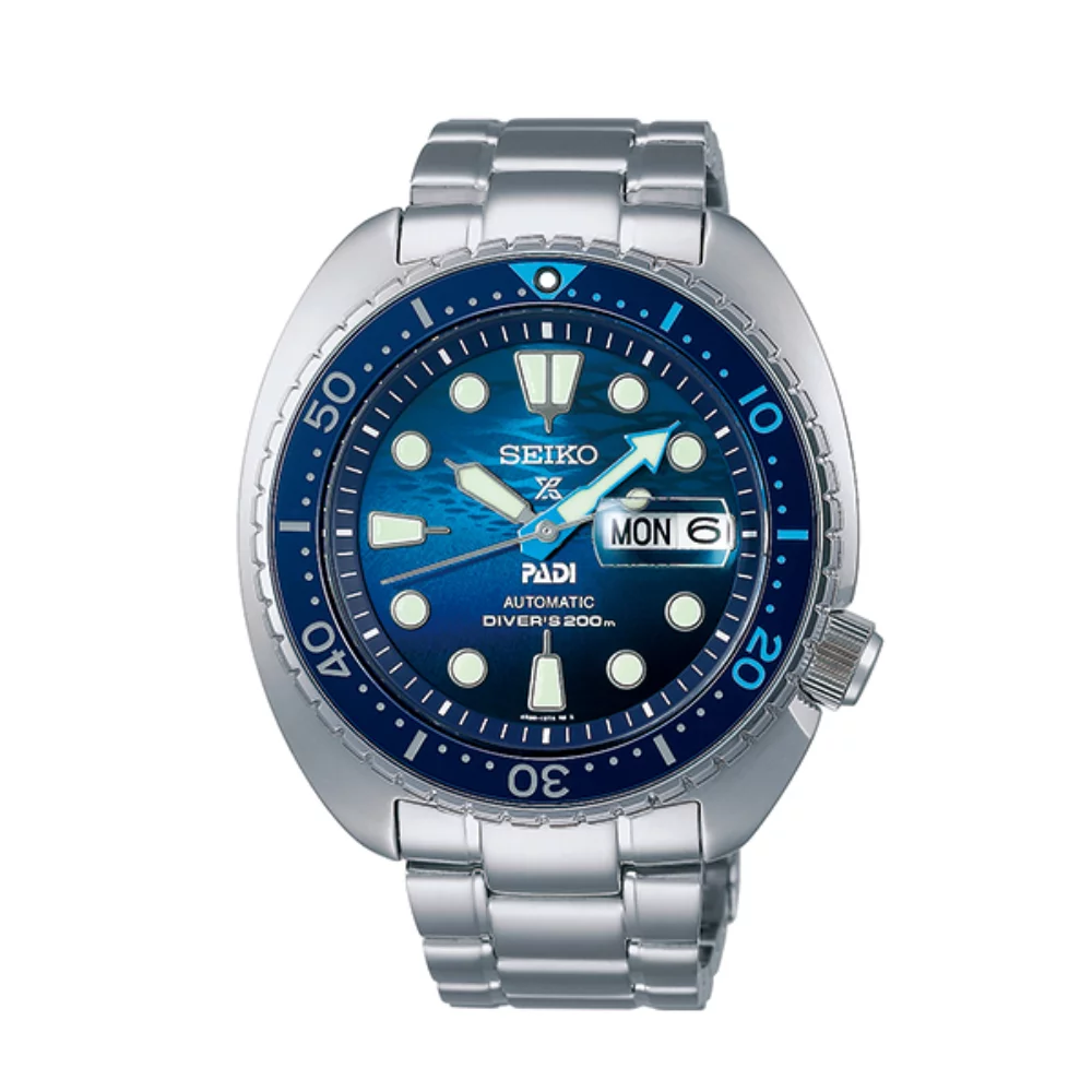Montre de plongée pour homme Seiko Prospex PADI SRPK01 - Bleu