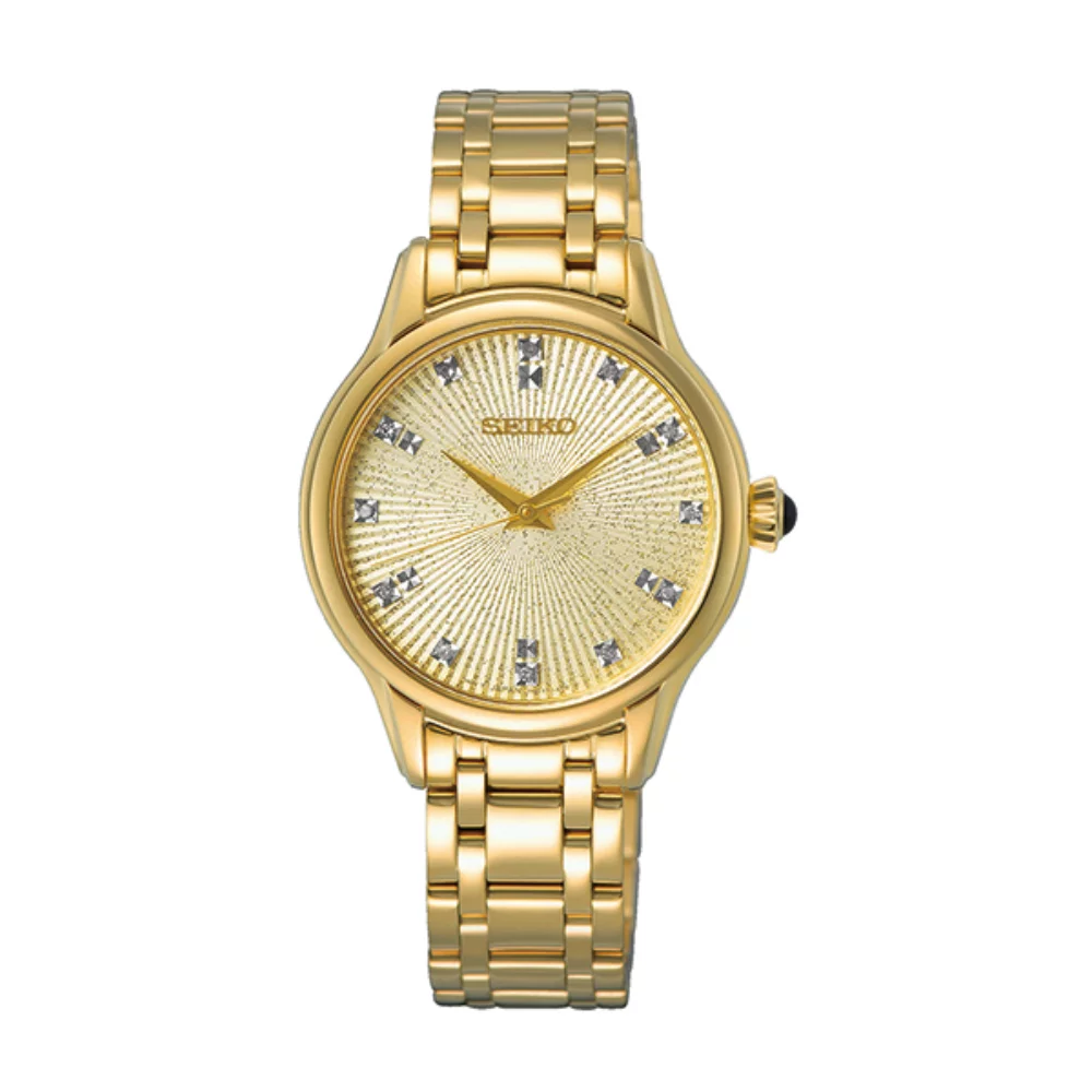 Montre habillée pour dames Seiko SRZ552 - Or